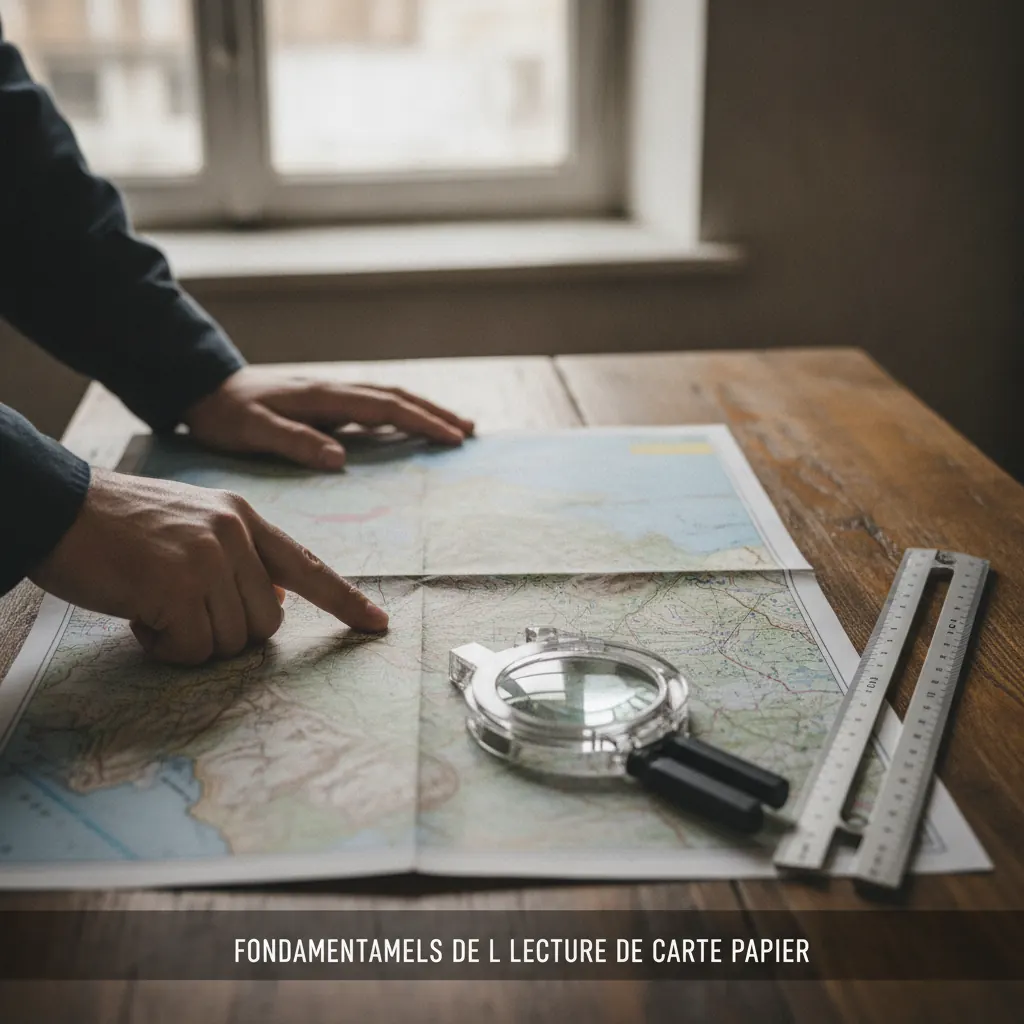 Méthode d'orientation initiale de la carte au nord